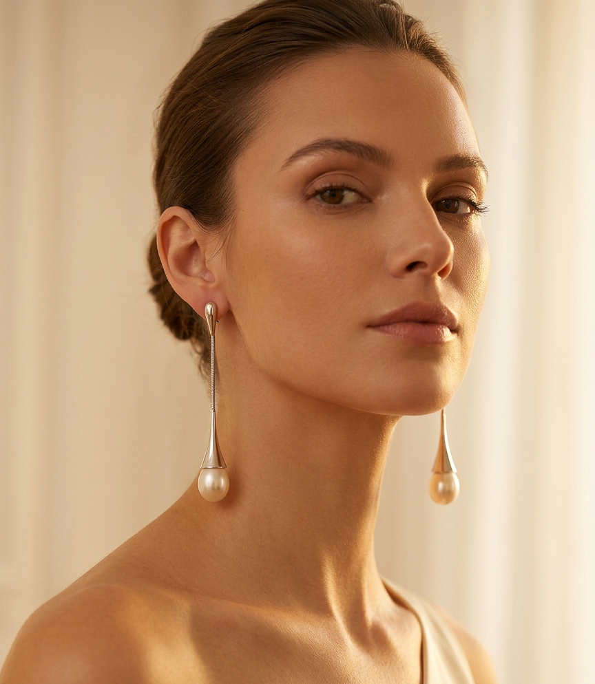 Tear Short Earrings | IZI