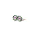 Azure Tahitian Teal Pearl Stud Earrings | IZI