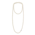 Celeste White Pearl Long Rope Necklace | IZI