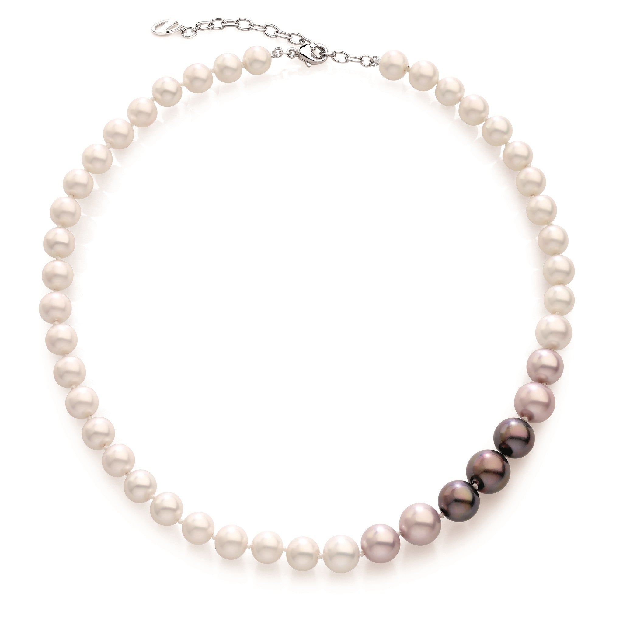 Feelings Multi-Tone Pearl Strand Necklace | IZI