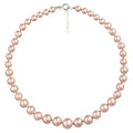 Jackie Champagne Pearl Graduated Strand Necklace | IZI
