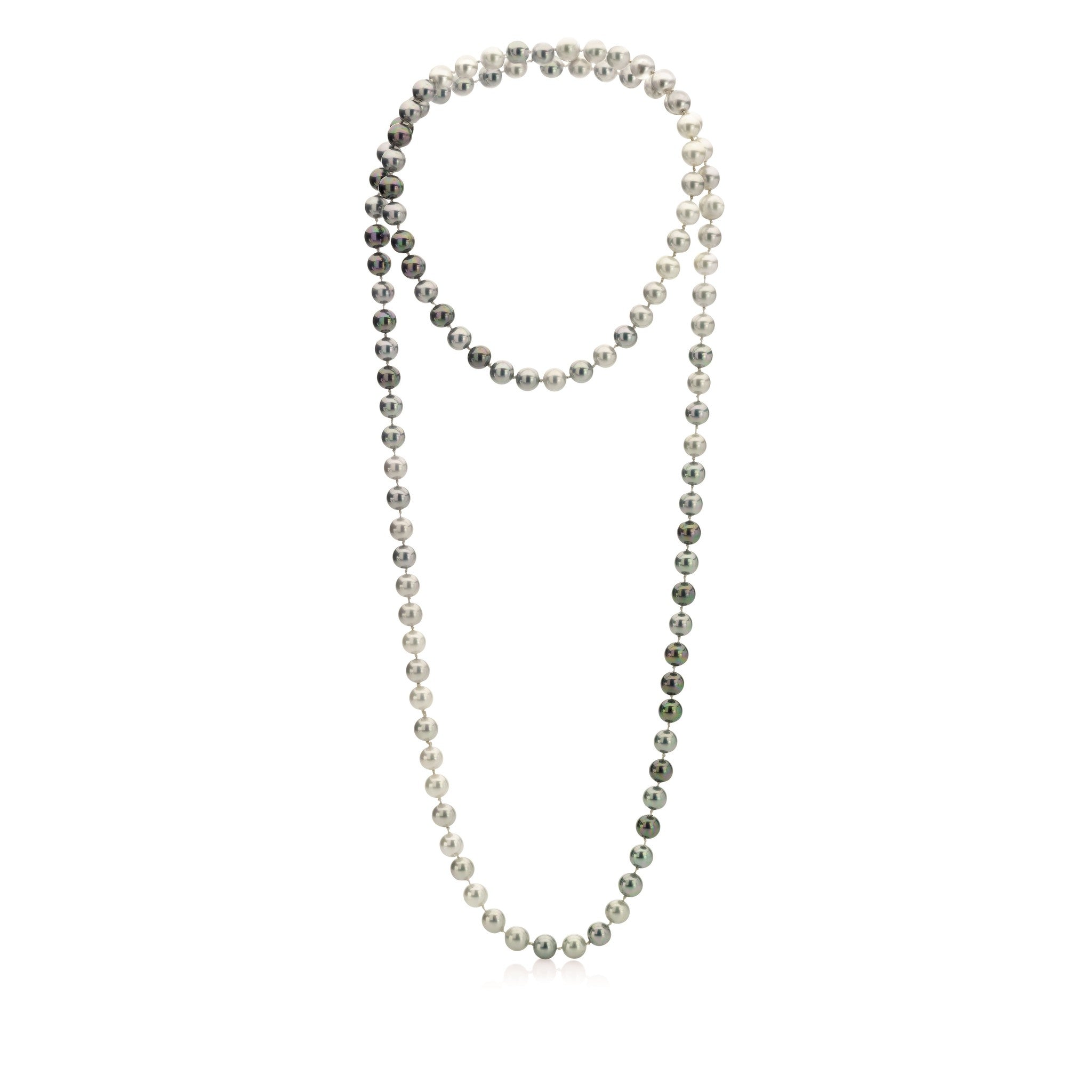 Lauren Grey Tahitian Pearl Long Rope Necklace | IZI