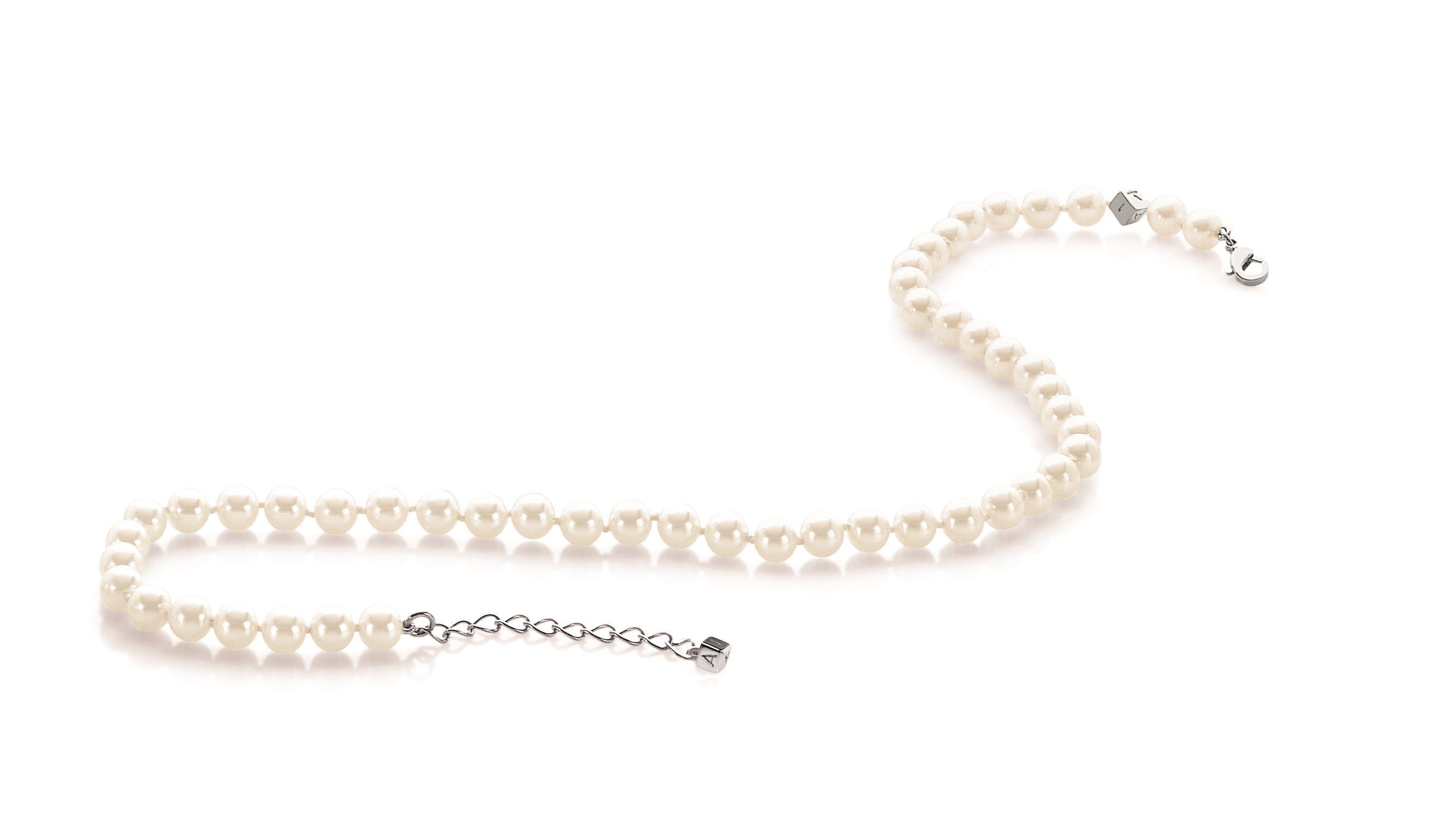 Si 427 White Pearl Classic Strand Necklace | IZI