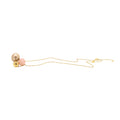 Louise Light Pink Pearl & Sphere Cluster Pendant Necklace | IZI