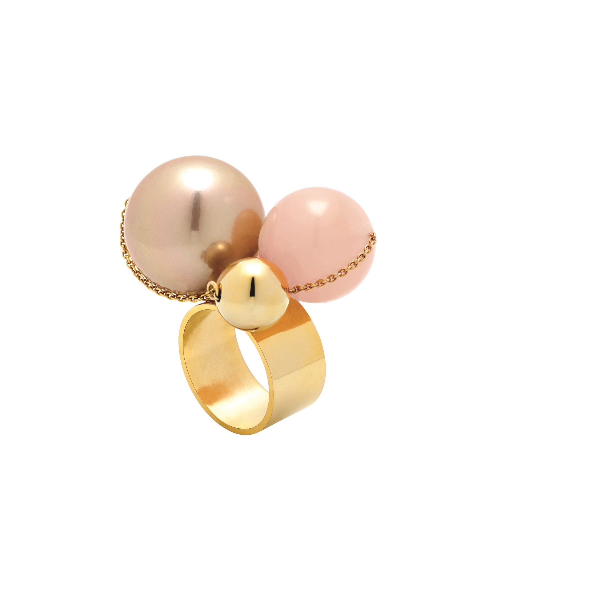 Elegant Pearl Statement Ring