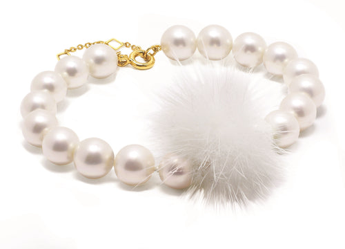 Cheek White Bracelet | IZI