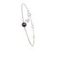 Cube Black Tahitian Pearl Chain Bracelet | IZI