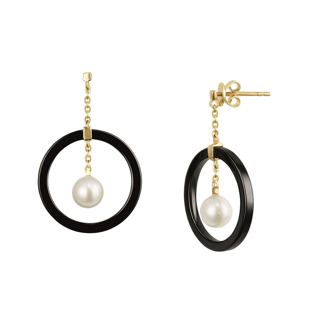 Calice Long Gold Earrings | IZI