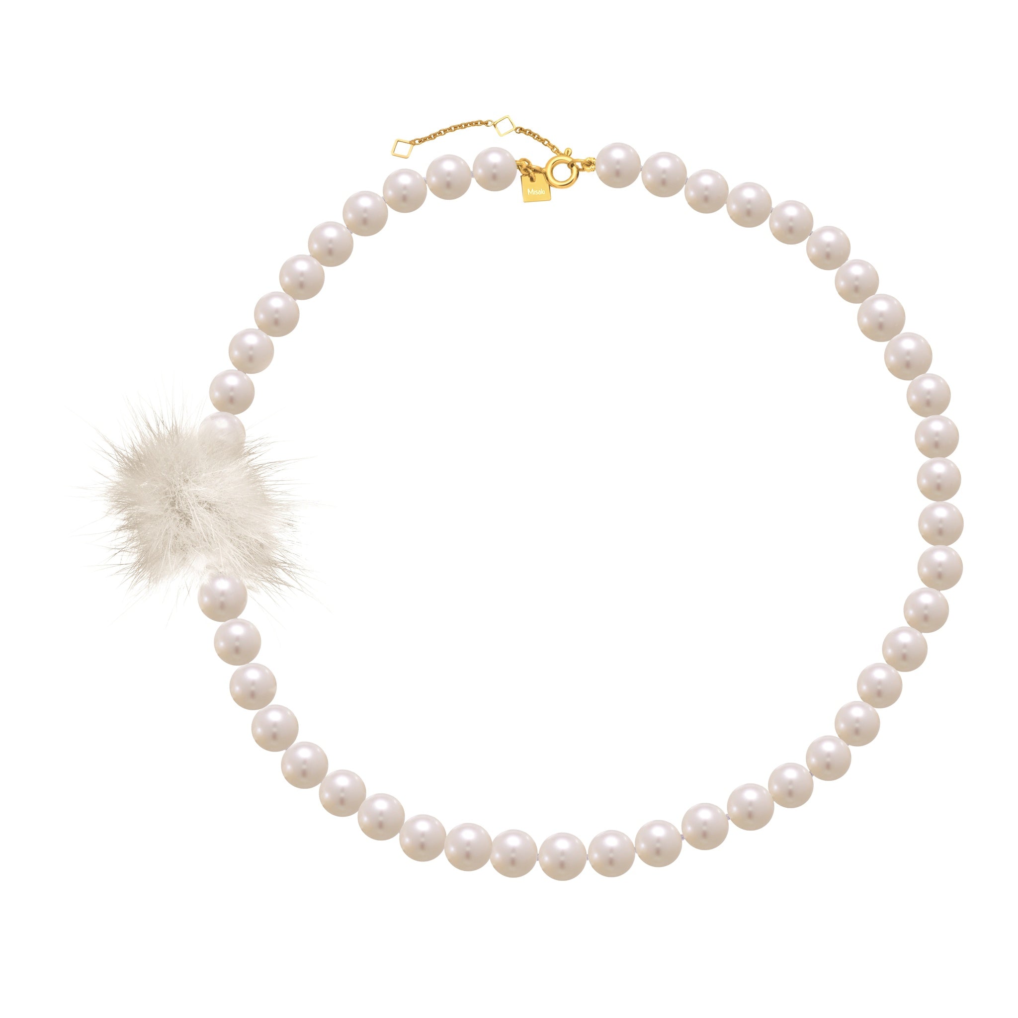 Cheek White Necklace | IZI