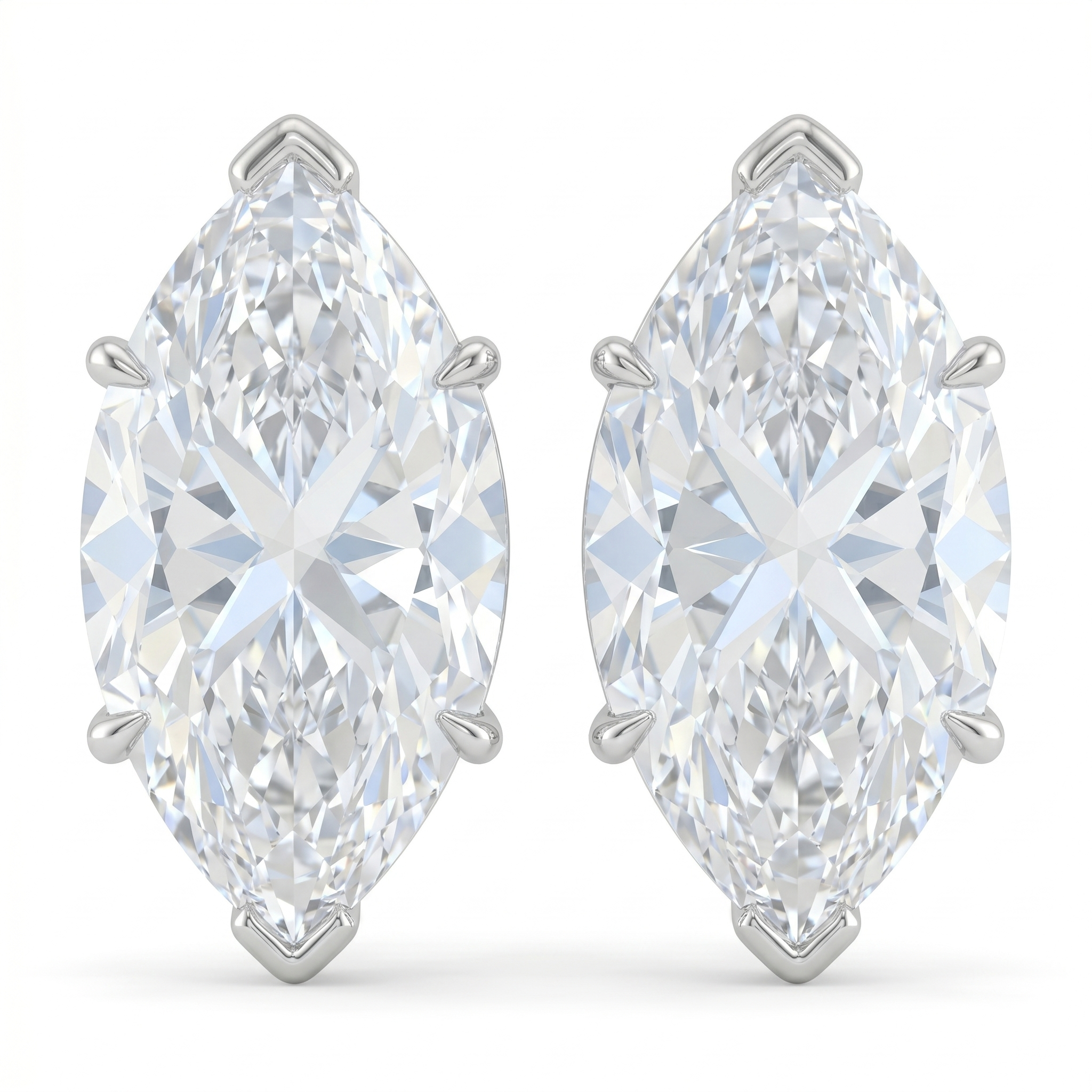 Lab Grown Marquise Cut Solitaire Ring